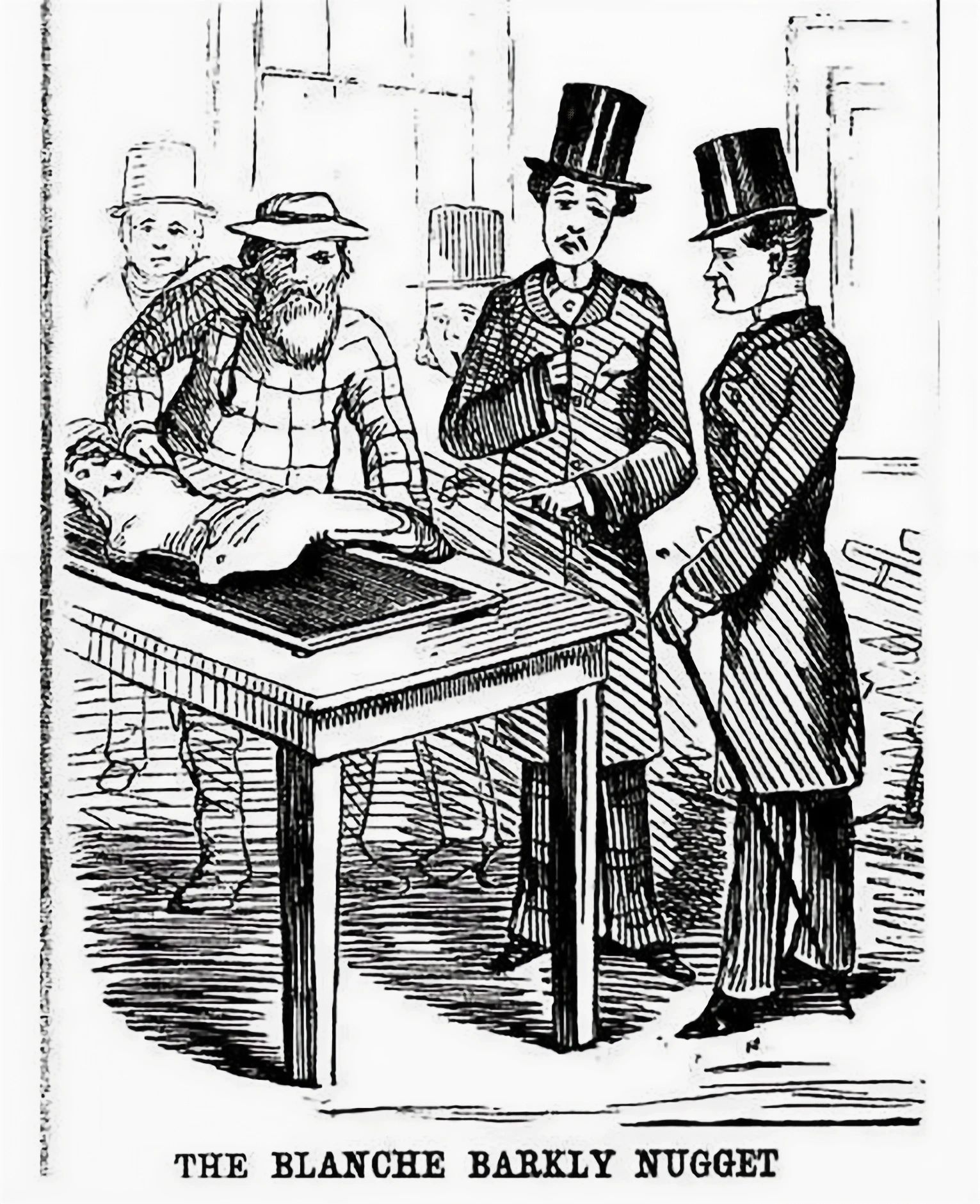 I spent so long searching old Australian newspapers from the 1850s for what I understood was going to be a photo of New Brunswicker Sam Napier with the gold nugget he found, only for that "photo" to be this rather crude cartoon! (Melbourne Punch December 3, 1857)