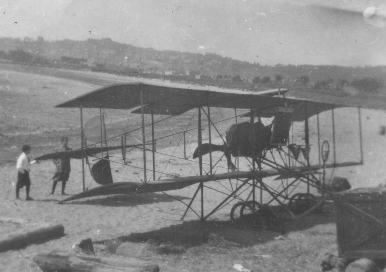 Less powerful than a lawnmower today: The Red Devil (Provincial Archives of New Brunswick)