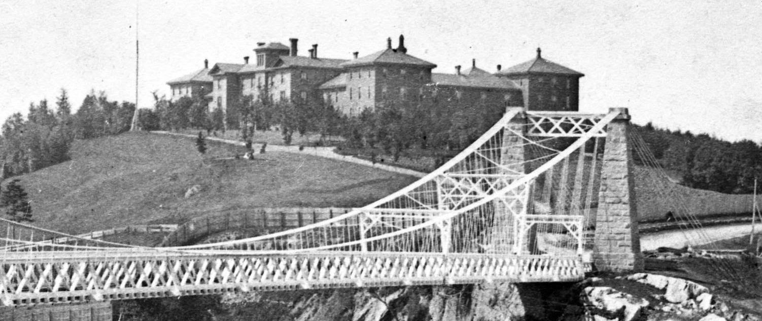 The Saint John Lunatic Asylum, c. 1900. (Provincial Archives of New Brunswick P61-268)