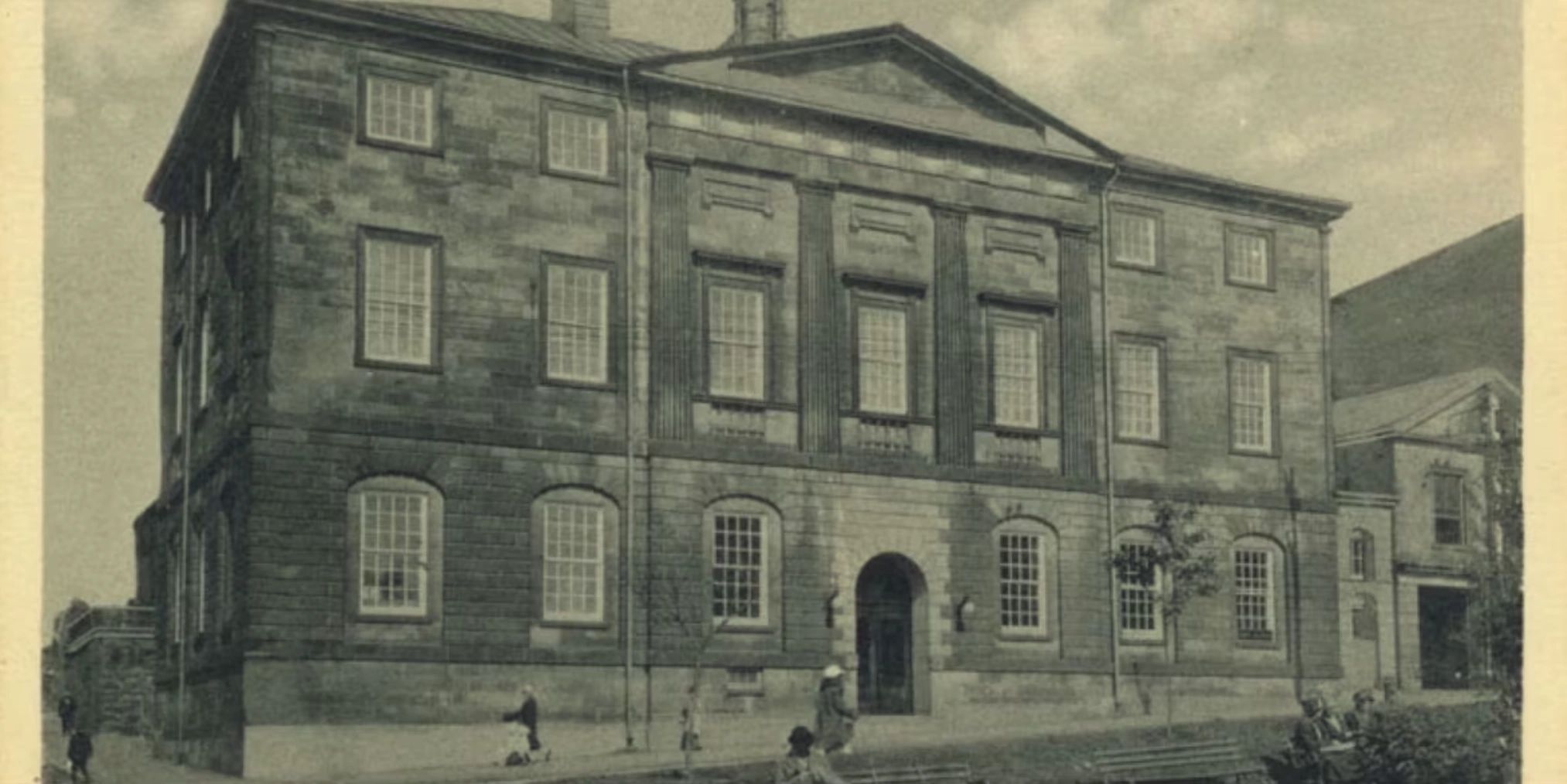 Sydney Street Court House in Saint John (New Brunswick Museum X12354)