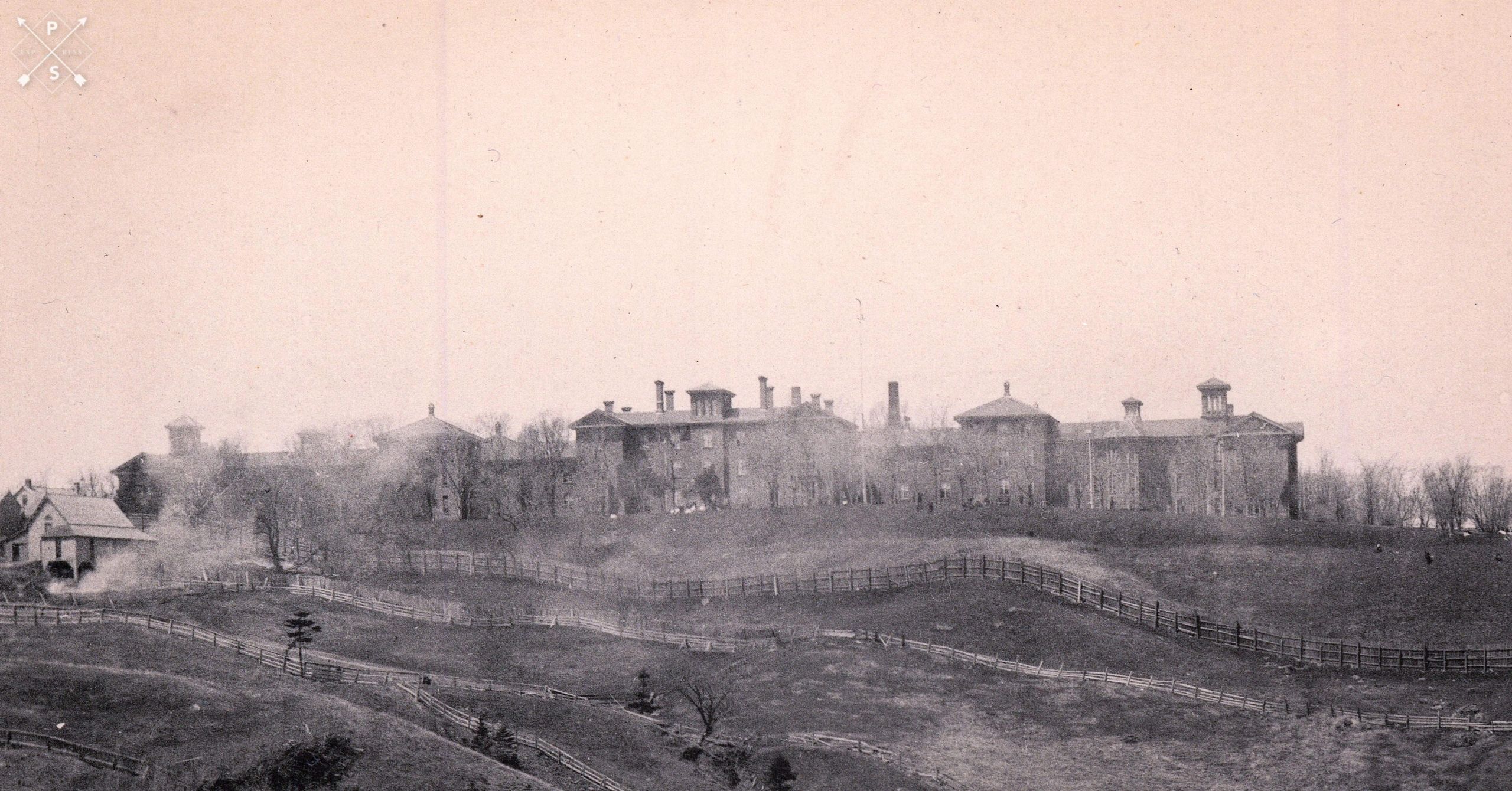 The Saint John Lunatic Asylum. (Provincial Archives of New Brunswick P256-264)